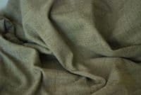 Arran Wool Look A Like Tweed Fabric Material - MINERAL